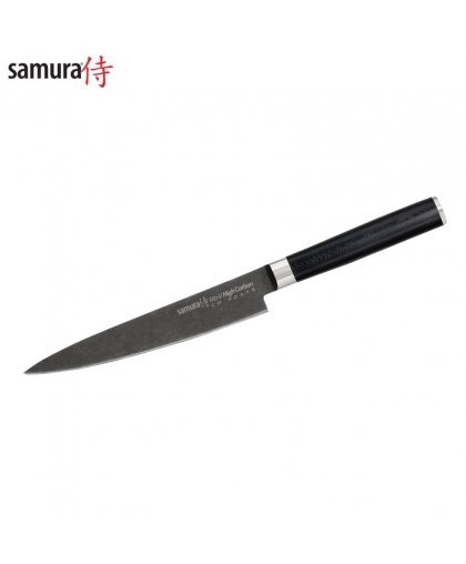 Samura MO-V Stonewash Univesal knife 150mm from AUS 8 Japanese steel 59 HRC