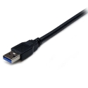 StarTech.com USB3SEXT2MBK USB кабель USB 3.2 Gen 1 (3.1 Gen 1) 2 m USB A Черный