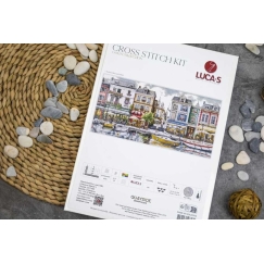 Luca S Cross-Stitch Kit "Harbor" 64 x 32 cm SBU5103
