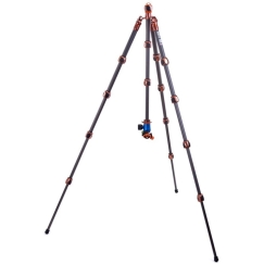 Fotoaparato trikojis - 3 Legged Thing Pro 2.0 Albert Carbon su AirHed Pro bronzos spalvos