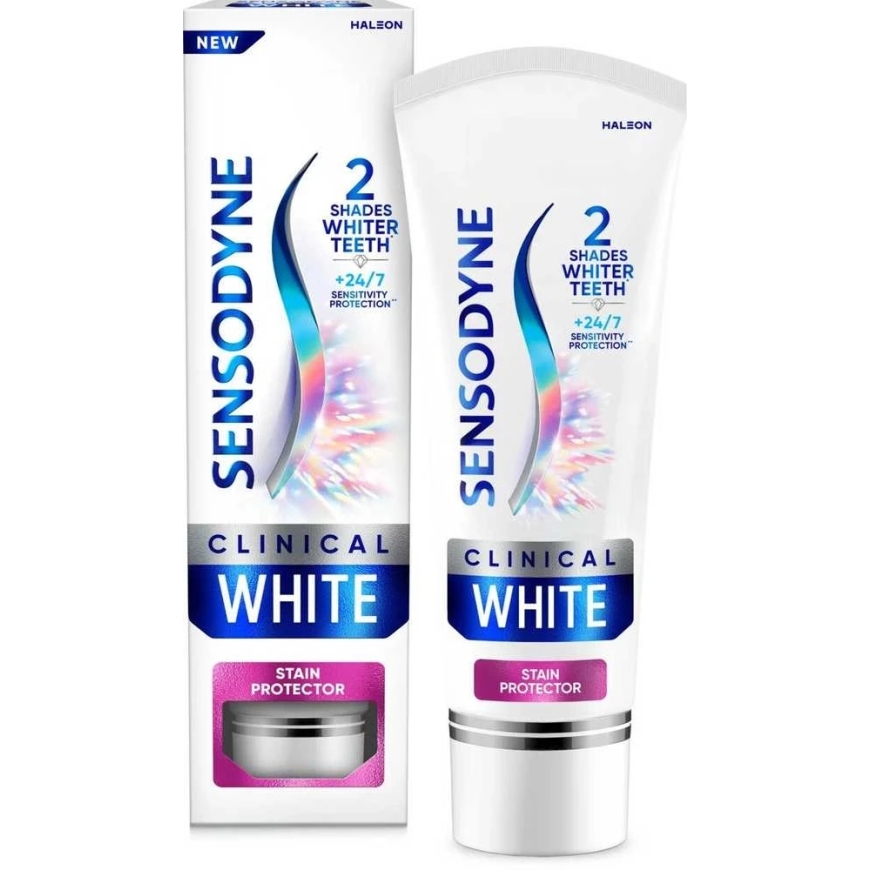 Sensodyne Clinical Whitening Toothpaste "Clinical White Stain Protector", 75 ml