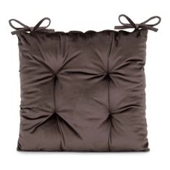 AmeliaHome Isteko pad Cushion 40×40 cm tumepruun ALEKSA