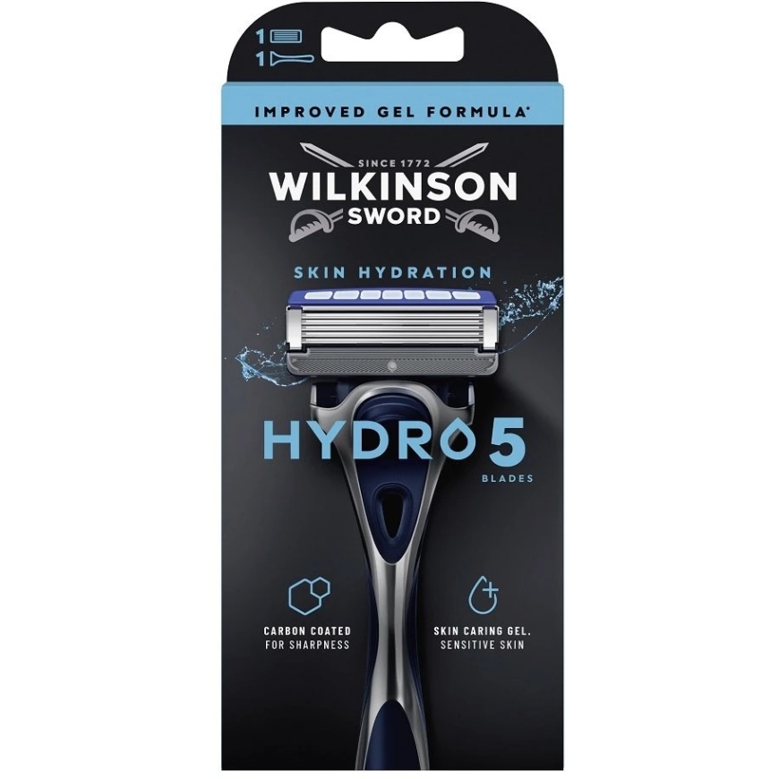 Wilkinson Sword -partave + 1 varaos Hydro 5 ihon suojapää. – 3