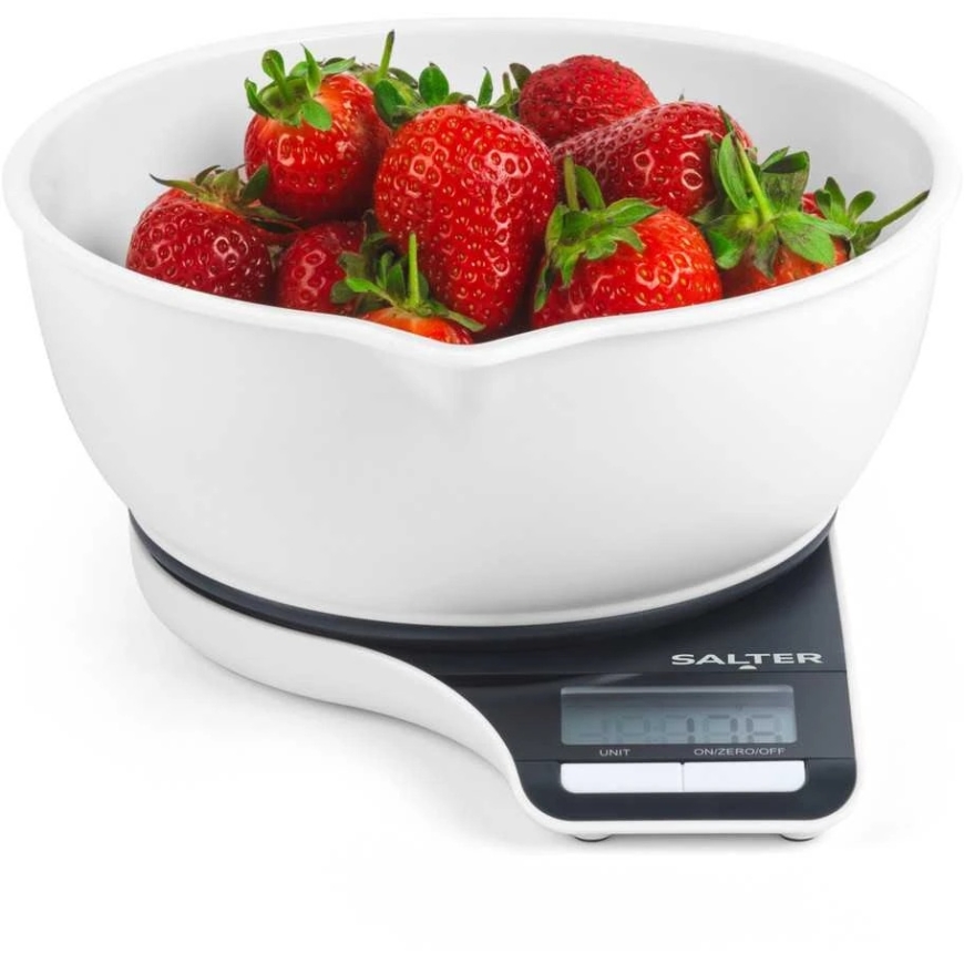Salter 1089 BCFEU12 Kitchen Scales, Electronic Jug Scales, Black/White – 5