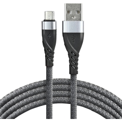 USB Kaabel - everActive CBB-2MG Micro USB 2.0, 2,4 A Kiirem Laadimine, 480 Mbps Andmeedastuskiirus, 2 m, Must