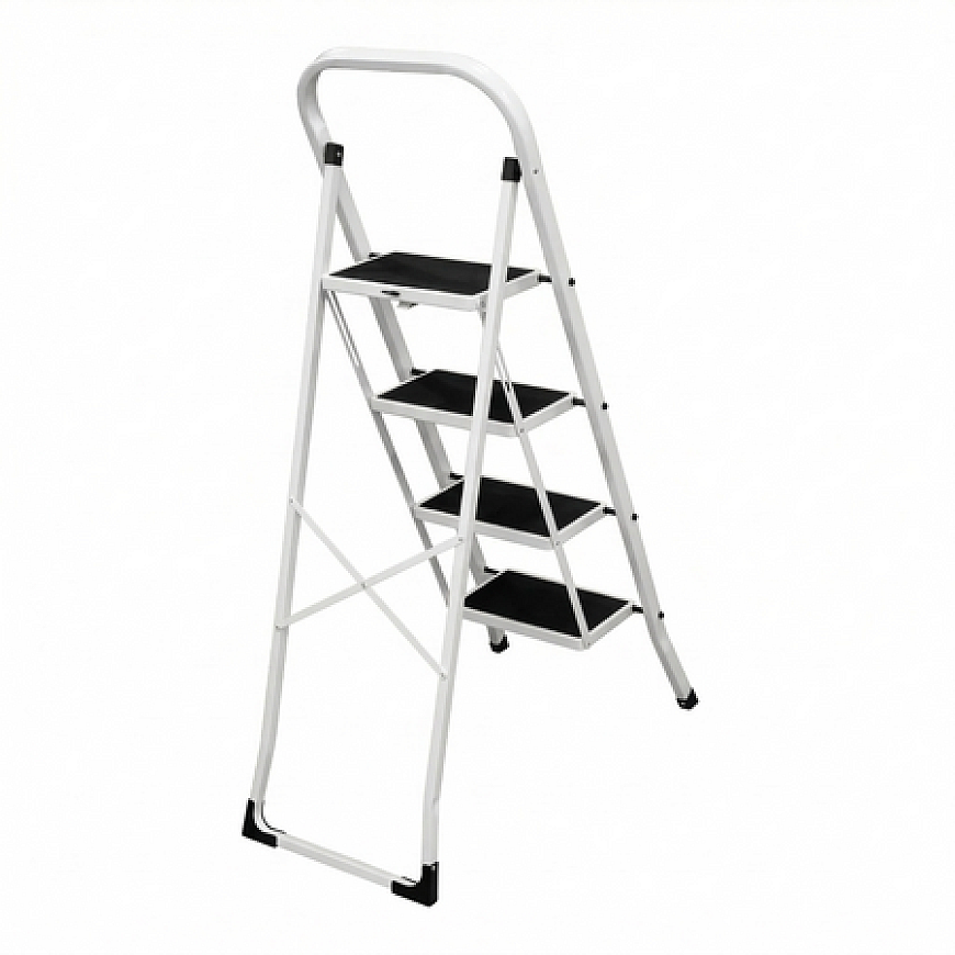 Spacetronik 4-Step Ladder with Handle SPG241W – 3