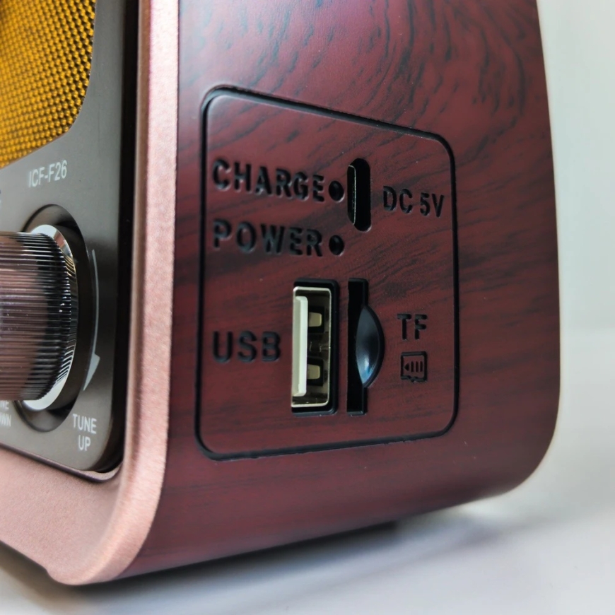 Portable Kitchen Radio with Retro FM, Bluetooth, USB, SD – 3