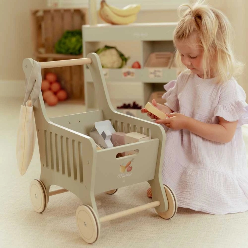 „Little Dutch“ puidust ostukäru – 5