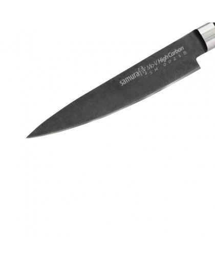 Samura MO-V Stonewash Univesal knife 5.0''/125 mm from AUS 8 Japanese steel 59 HRC – 3