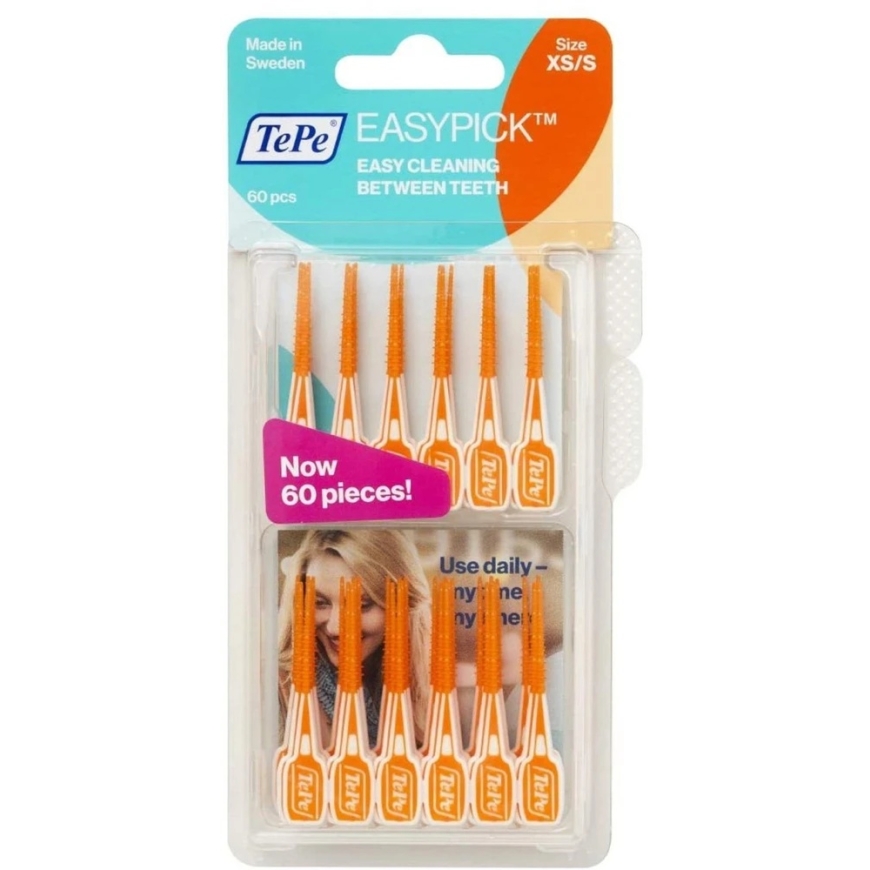 TePe EasyPick XS/S hambaharjad, 60 tk. – 2