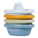 Rubo Toys Little Dutch Stackable Bath Boats Blue