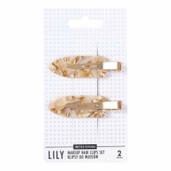 "Sister Young Lily" makeup hair clip set