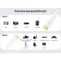 Unitek HDMI 2.1 8K HDR baltas 1,8m Unitek HDMI 2.1 8K HDR baltas 1,8m