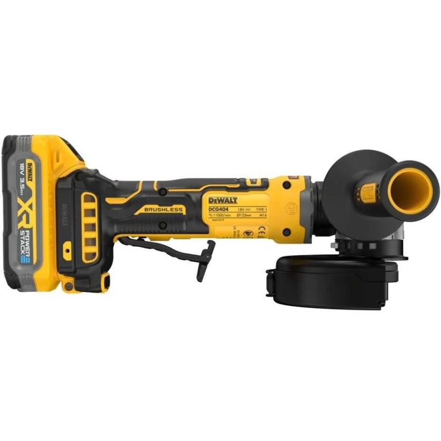 DEWALT CORDLESS ANGLE GRINDER 125mm 18V DCG404S2T 2×3.5Ah BL – 3