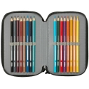 Safta Minecraft Screen triple pencil case 37pcs Safta Minecraft Screen triple pencil case 37pcs
