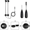 Kimafun CX710 Wireless Condenser Microphone System, 2.4 GHz, 15m Range