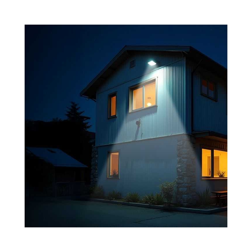 Auriq 50W LED prožektors, melns, 3000/4000/6500K