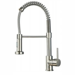 ATL DA756A Flexible Rotating Kitchen Faucet Silver