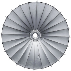 Paraboliline valgusreflektor - Godox 128 cm 24 varrast, hall