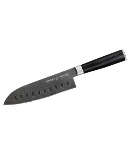 Samura MO-V Stonewash Самый Большой сантоку 7.0''/180 mm. из AUS 8 Японской из стали 59 HRC – 2