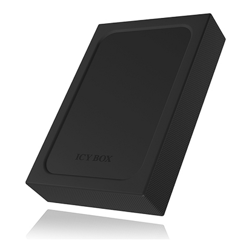 ICY BOX IB-256WP HDD-/SSD-kotelo musta 2.5" – 3