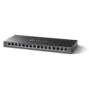 TP-Link TL-SG116P verkkokytkin Hallitsematon Gigabit Ethernet (10/100/1000) Power over Ethernet -tuki musta TP-Link TL-SG116P verkkokytkin Hallitsematon Gigabit Ethernet (10/100/1000) Power over Ethernet -tuki musta
