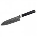Samura MO-V Stonewash Santoku 5.4''/138mm. 59HRC. from AUS 8 Japanese steel 59 HRC Samura MO-V Stonewash Santoku 5.4''/138mm. 59HRC. from AUS 8 Japanese steel 59 HRC
