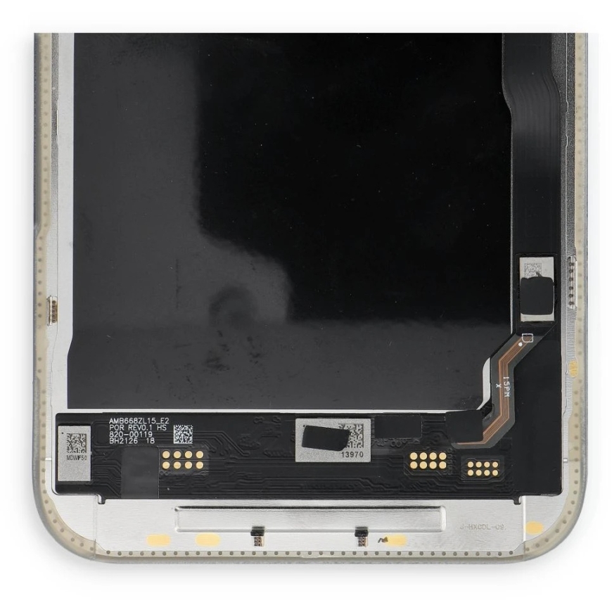 "FixCell" LCD Screen for "iPhone 15 PRO MAX", SOFT OLED 120Hz Proximity Light Sensor Flex Cable (Diagnostic: Used) – 4