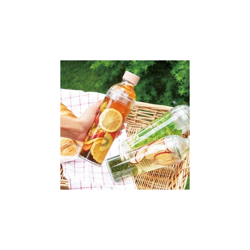 Hario - 400 ml plastic matcha bottle - light pink – 2