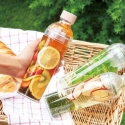 Hario - 400 ml plastic matcha bottle - light pink