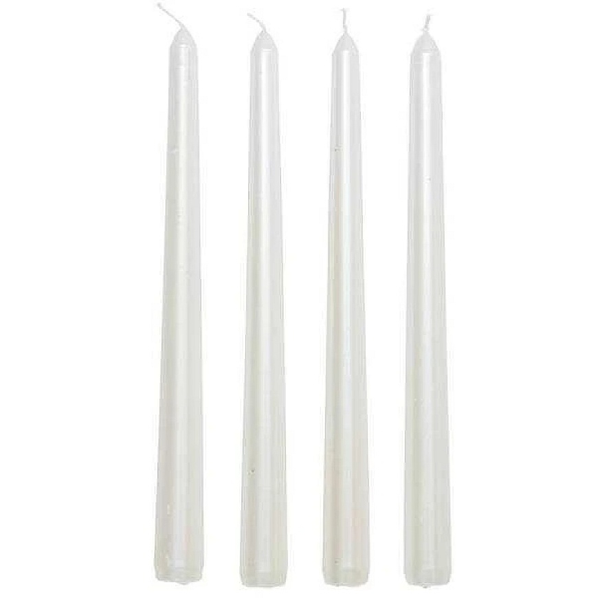 Atmosphera satiinist küünalde komplekt, 4 tk, 25 cm