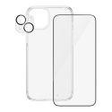PanzerGlass ® 3-in-1 Bundle iPhone 15 Plus Caurspīdīgs ekrāna aizsargs Apple 1 pcs