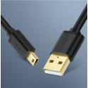Ugreen US132 USB-kaapeli USB 2.0 2 m USB A Mini-USB B 0,48 Gbit/s Musta Ugreen US132 USB-kaapeli USB 2.0 2 m USB A Mini-USB B 0,48 Gbit/s Musta