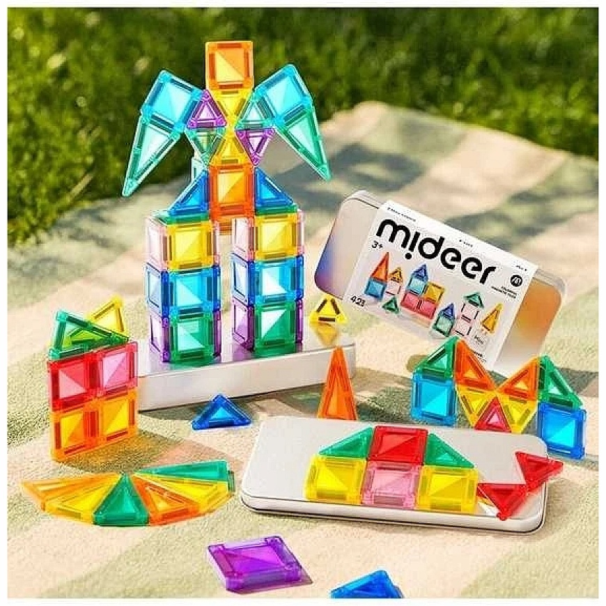 Mideer - Mini Magnetic Constructor in a Metal Box – 4