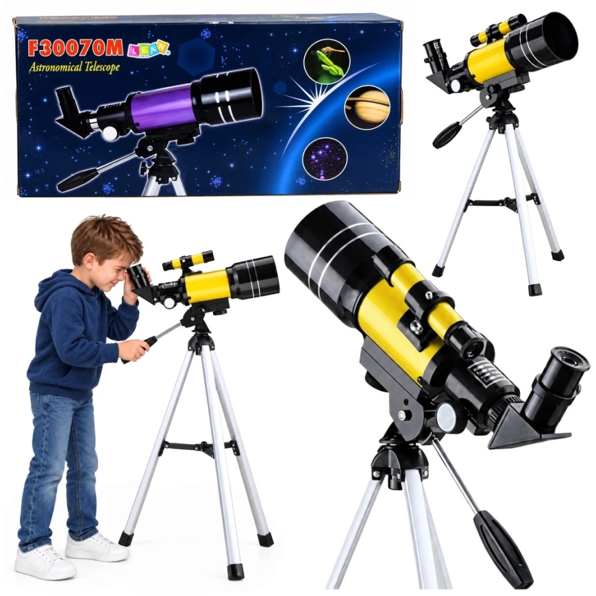 LEAN Toys Lean Toys Dzeltenais Astronomiskais
