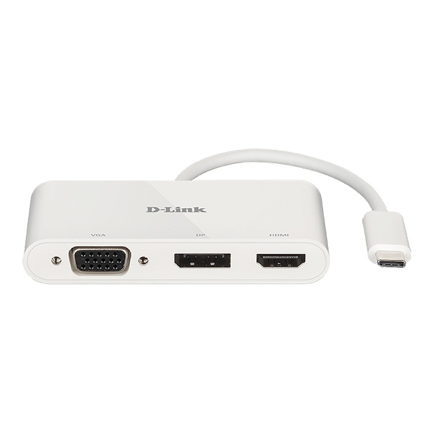 D-Link 3-in-1 USB-C to HDMI/VGA/DisplayPort Adapter – 2