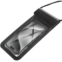 Waterproof case for mobile phone Hoco IP68 240 x 120 x 15 mm HX53 black