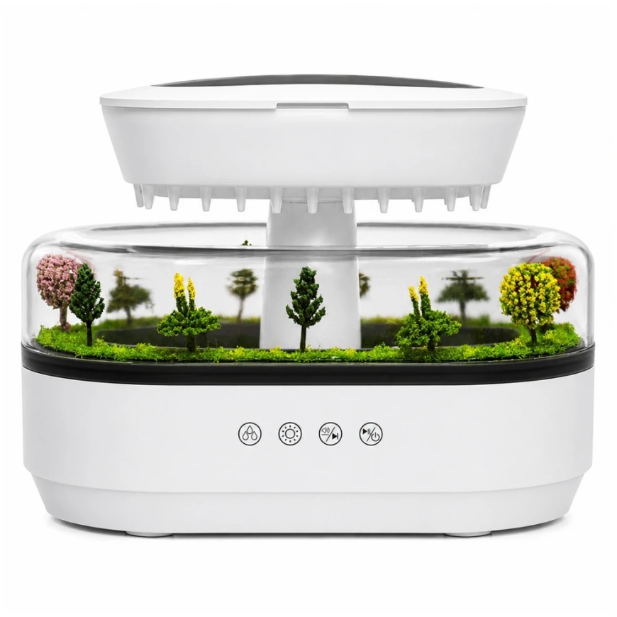 Lean Oro Humidifier, Aroma Diffuser, Rain Effect, LED Lighting, Power Source – 3