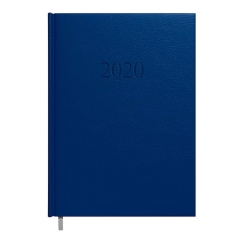 Ajastin Kalenteri Viikko 2026, A5, PU, tummansininen väri.