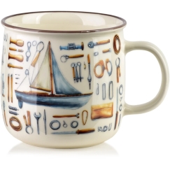 Affek Design NORMAN puodelis 450ml 9,6x13x9,3cm jachtas