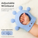 MOMCOZY SILICON TOY FOR INFANTS, BLUE