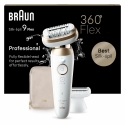 Braun Silk-épil 9 Flex 9-041 3D 40 pinsettiä Kulta, Valkoinen