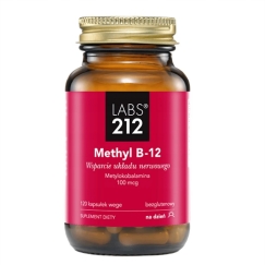 Labs212 Methyl B-12 Dietary Supplement 120 Capsules