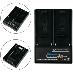Адаптер Mitoya - 2x NPF на V-Lock разъем питания с LED-индикаторами 126 г