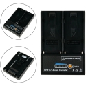 Адаптер Mitoya - 2x NPF на V-Lock разъем питания с LED-индикаторами 126 г Адаптер Mitoya - 2x NPF на V-Lock разъем питания с LED-индикаторами 126 г