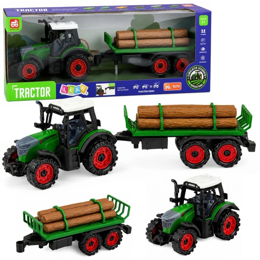 LEAN Toys Lean Toys Rotaļlietu traktors