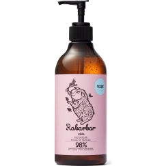 YOPE nestemäinen saippua RUBARB ja ROSE 500 ml