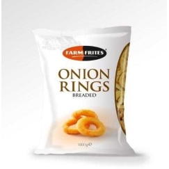 Frozen onion rings in batter FARM FRITES, 1kg