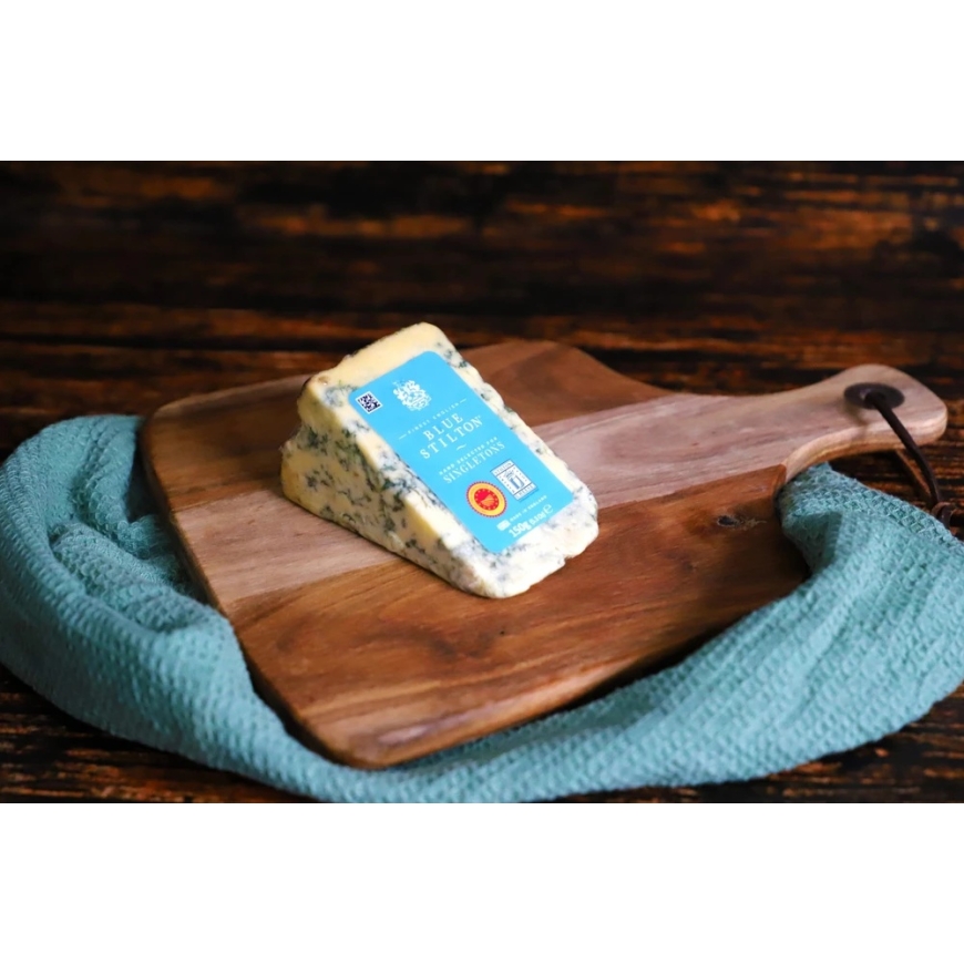 Blue Stilton Cheese SINGLETONS & CO, blue, PDO, 150g