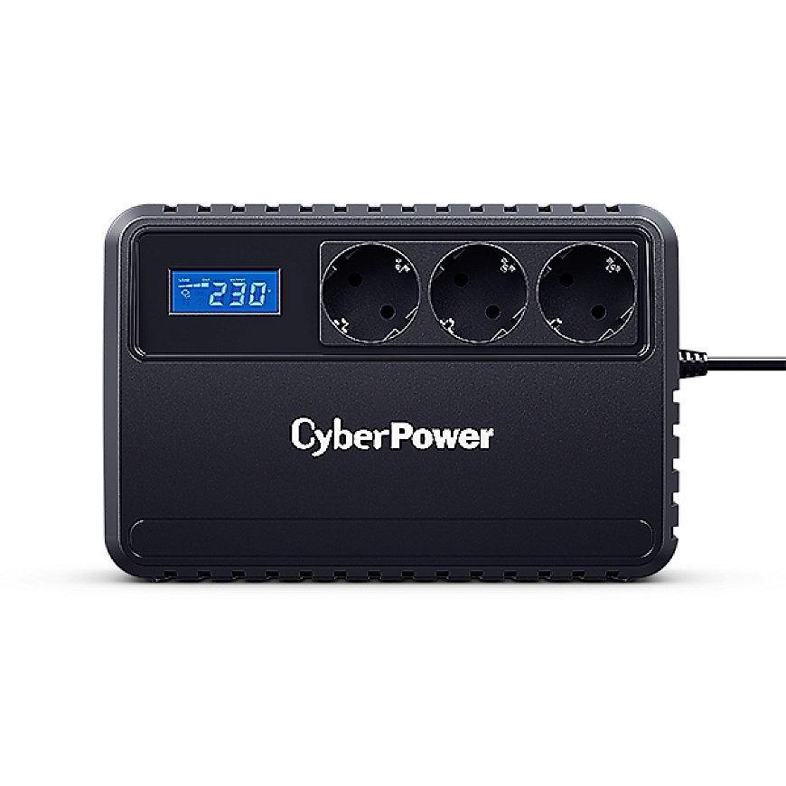 CyberPower LCD Line-Interactive USV 650VA/360WLCD, AVR, USB, Outlets (3) Schuko – 2